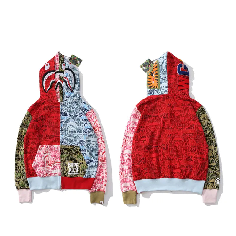 Patchwork Hoodies